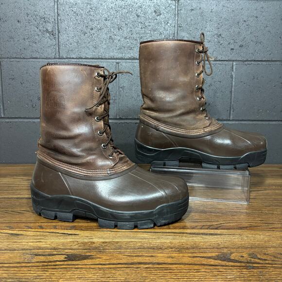 Vintage 1990s Sorel Men’s 11 Waterproof Insulated Winter Boots Made in Canada - Picture 1 of 8